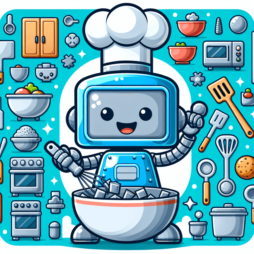 Happy Little Robot Chef Paint By Numbers Kits