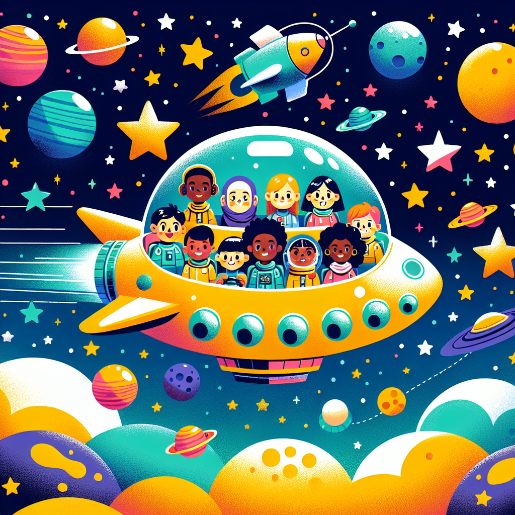 Space Voyage Pioneers Painting Number Kit