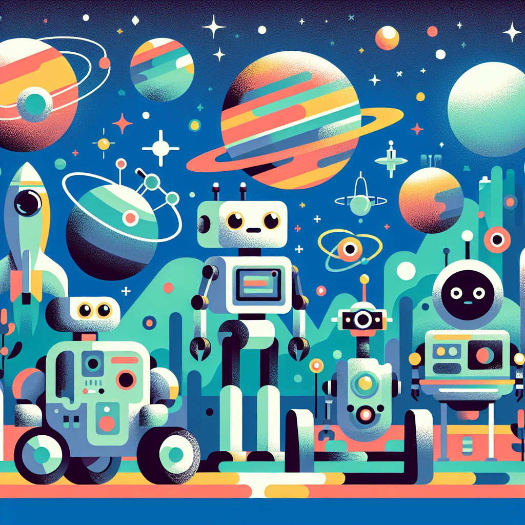Robo-Explorers DIY Paint By Numbers