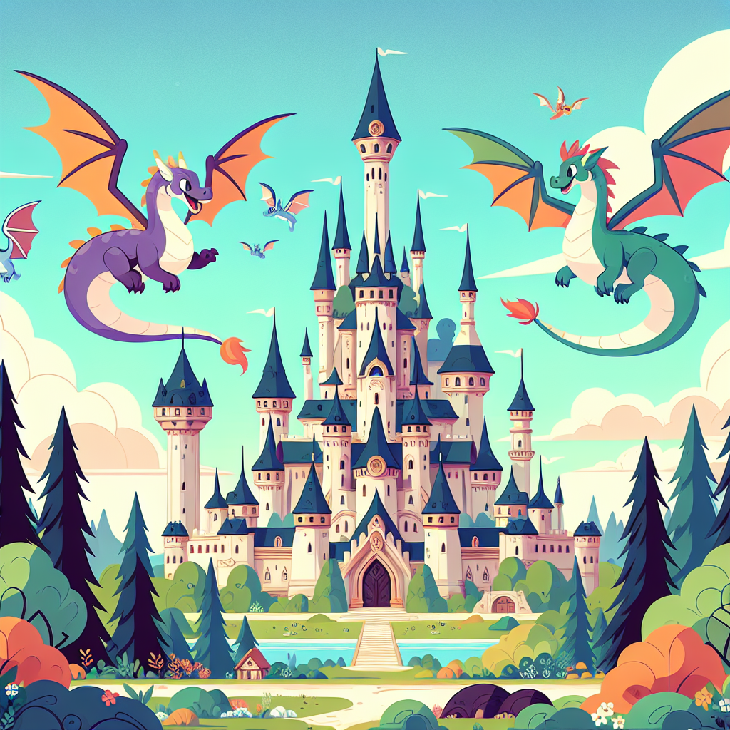 Magical Storybook Castle Paint By Numbers Kits