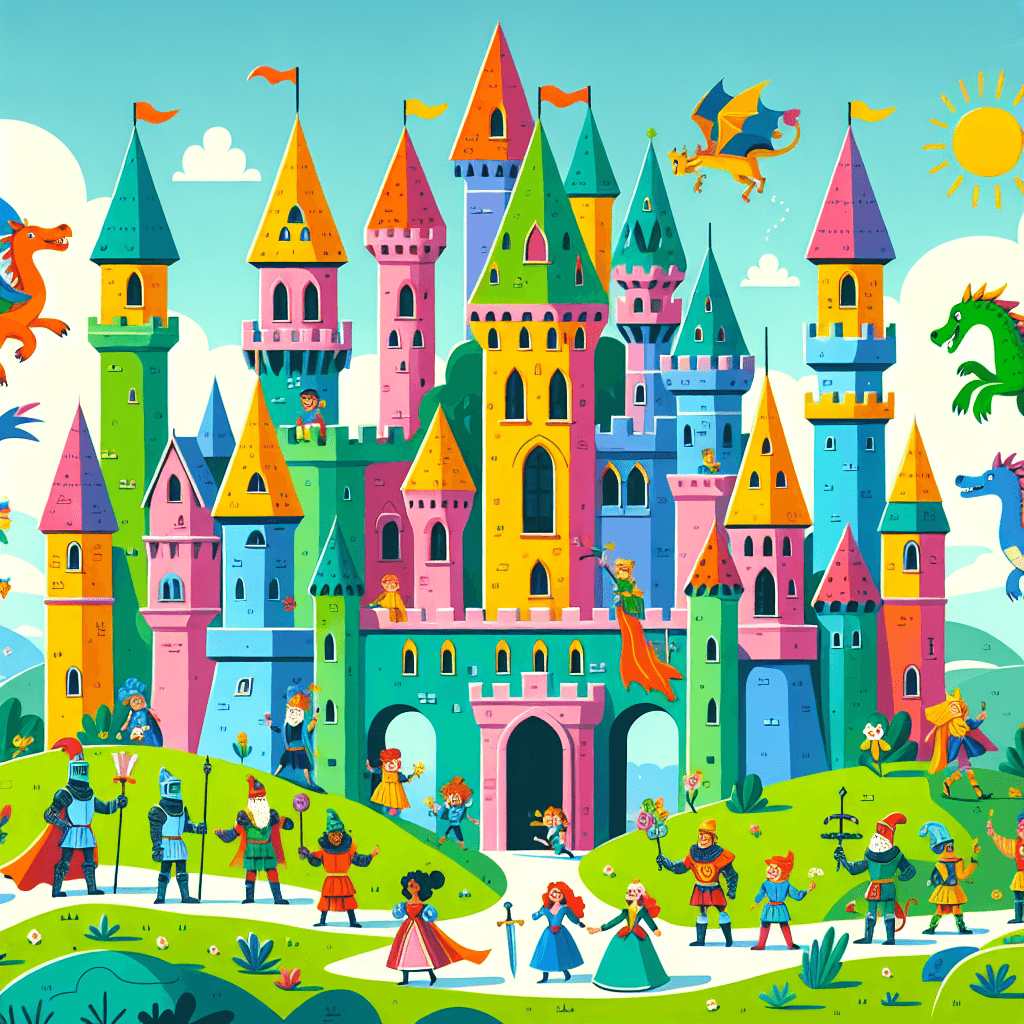Magical Castle Adventures DIY Paint By Numbers