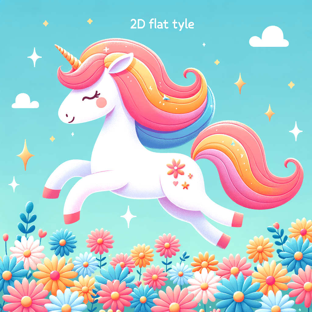 Magic Unicorn Garden Paint By Numbers Art