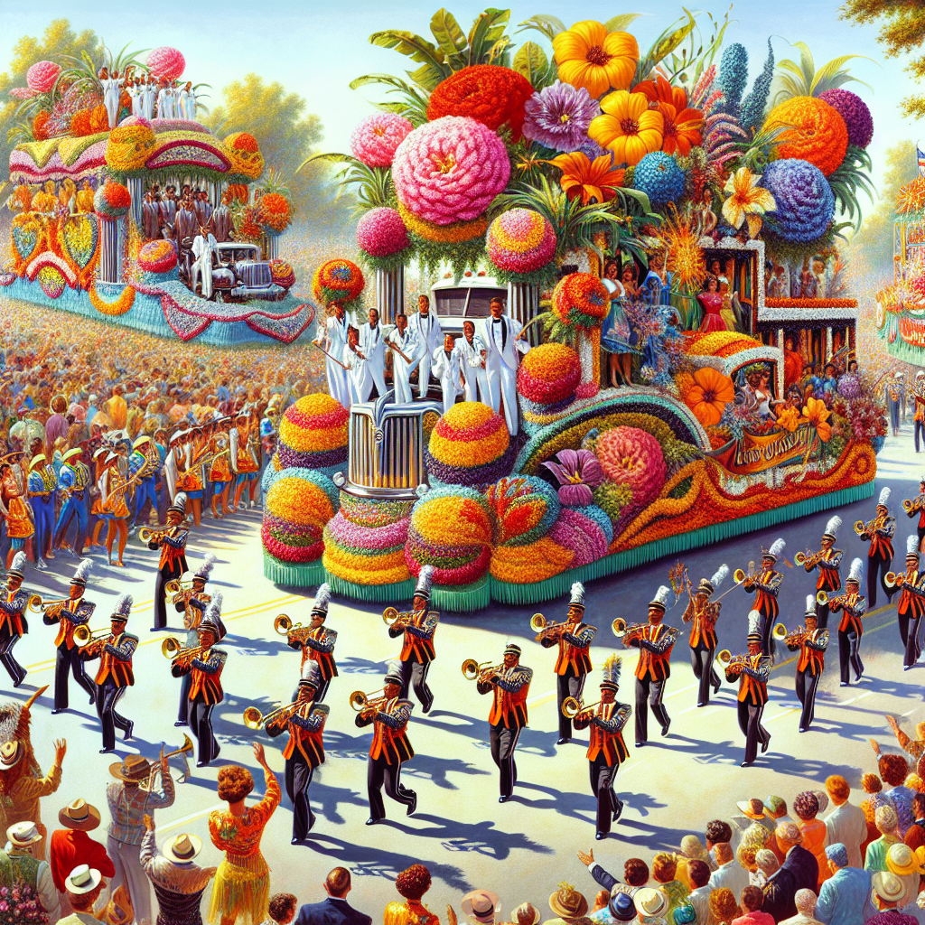 Pasadena Rose Parade - USA Paint By Color