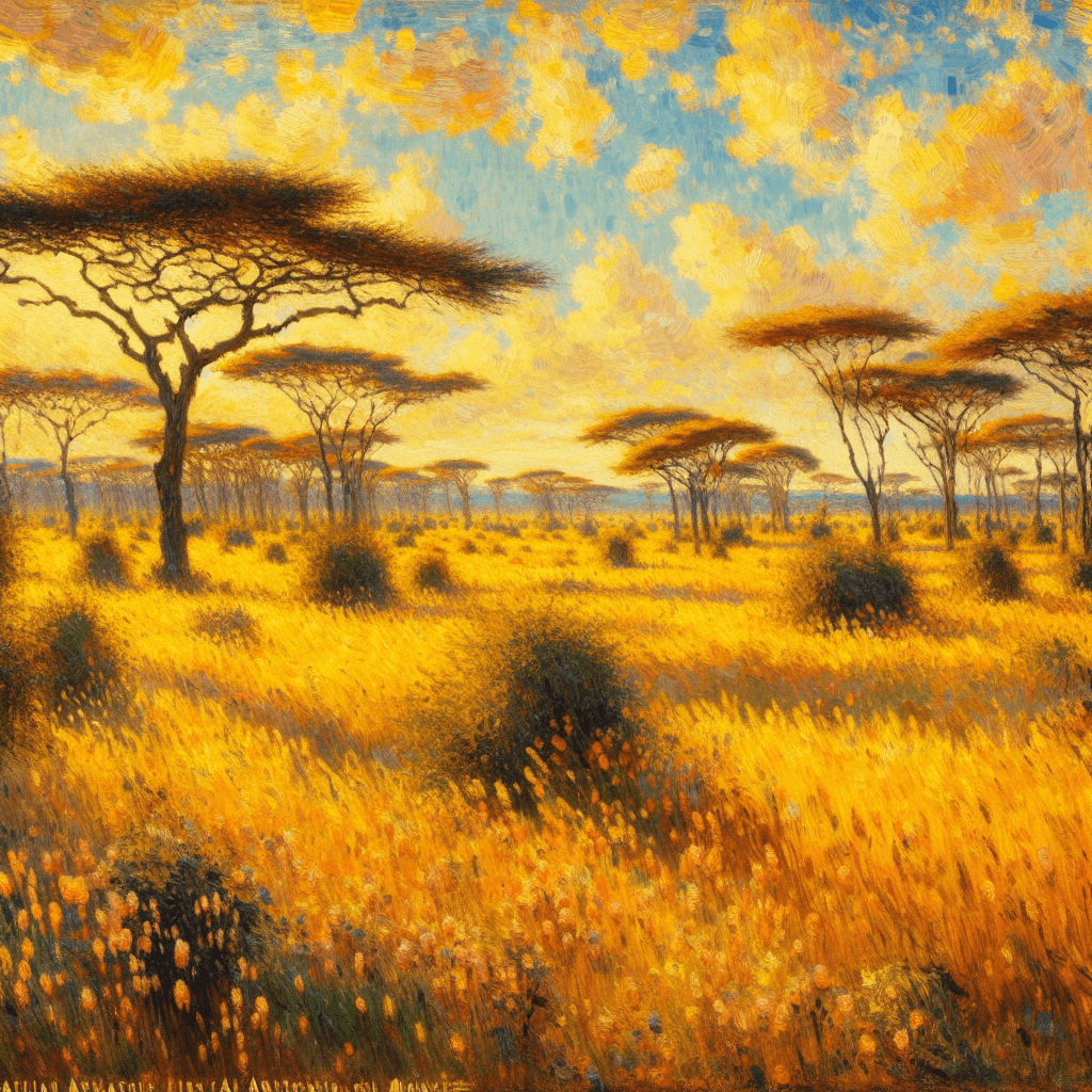 Golden Savanna Safari Paint By Number