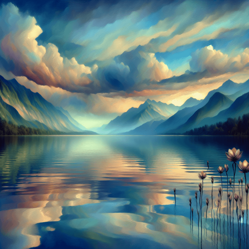 Sublime Lakeside View DIY Paint By Numbers