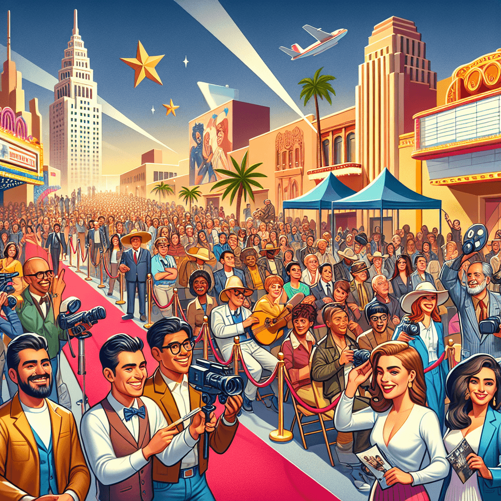 Los Angeles Film Festival - USA Painting Number Kit