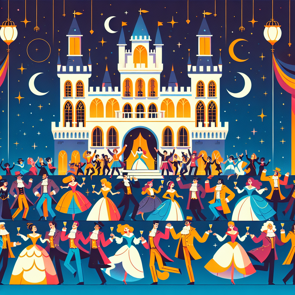 Fairytale Castle Party Paint By Color