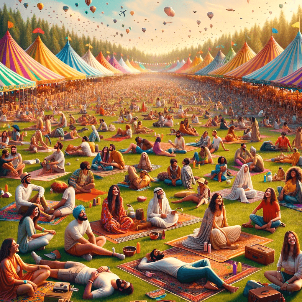 The Big Chill Festival - England Paint By Numbers