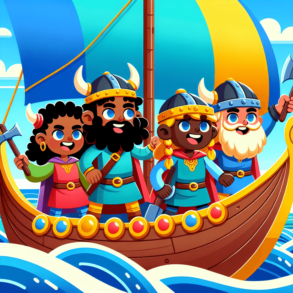 Viking Sea Adventure Paint By Numbers Art