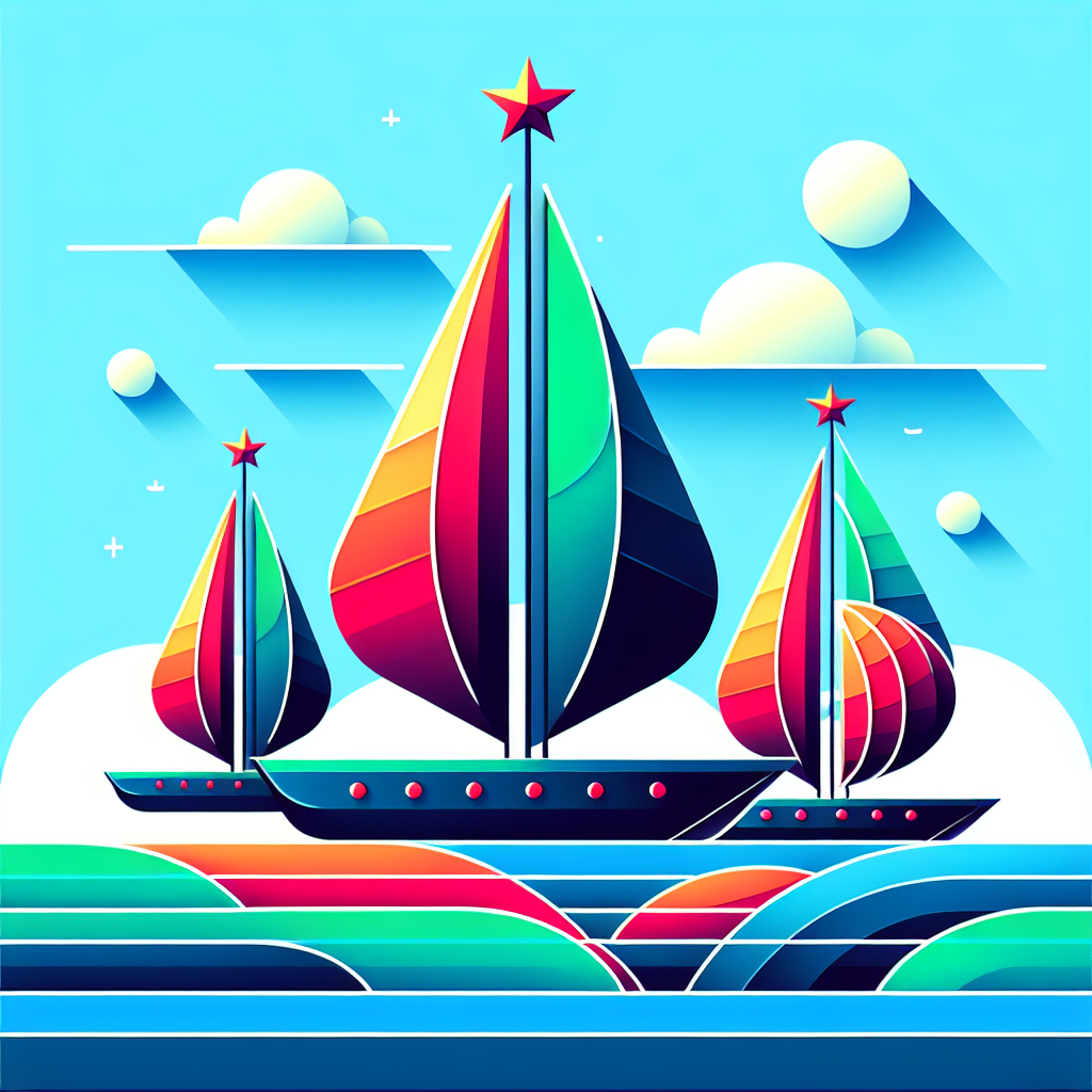 Sailing Stars Paint By Number