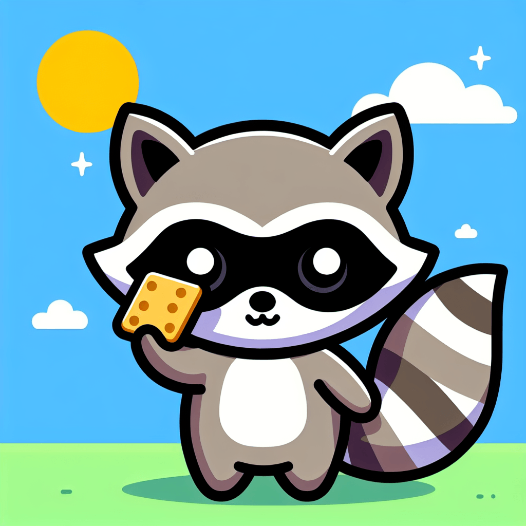 Rascal Raccoon Painting Number Kit