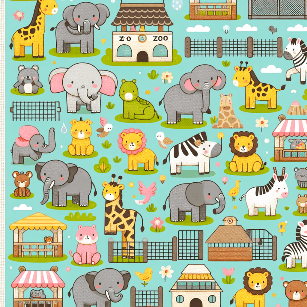 Zoo Day Out Numbered Painting Kits