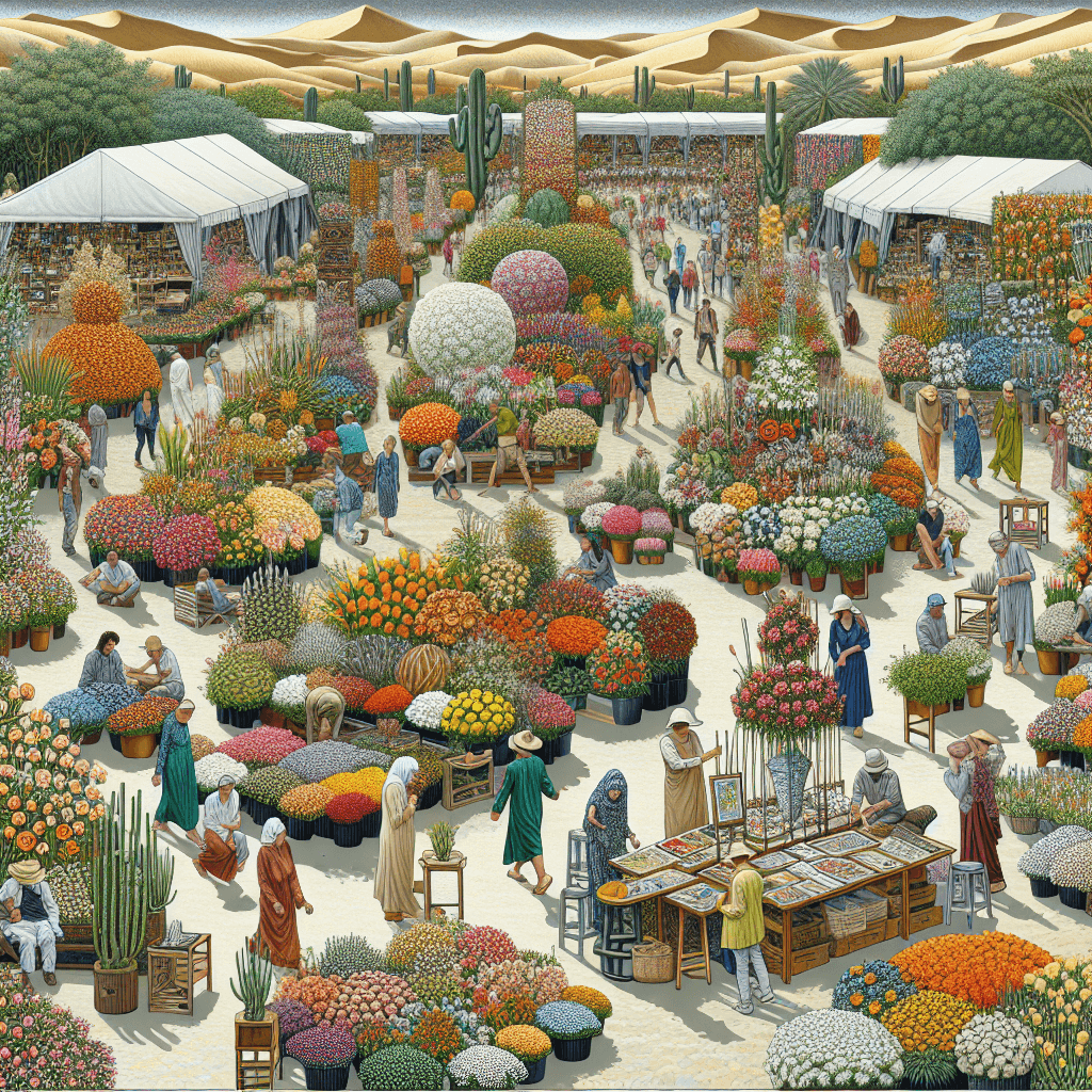 Al Ain Flower Festival - UAE Paint By Numbers