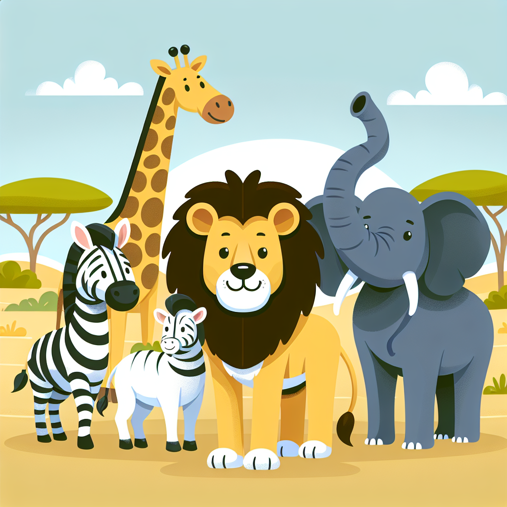 Safari Story Safari Paint By Numbers