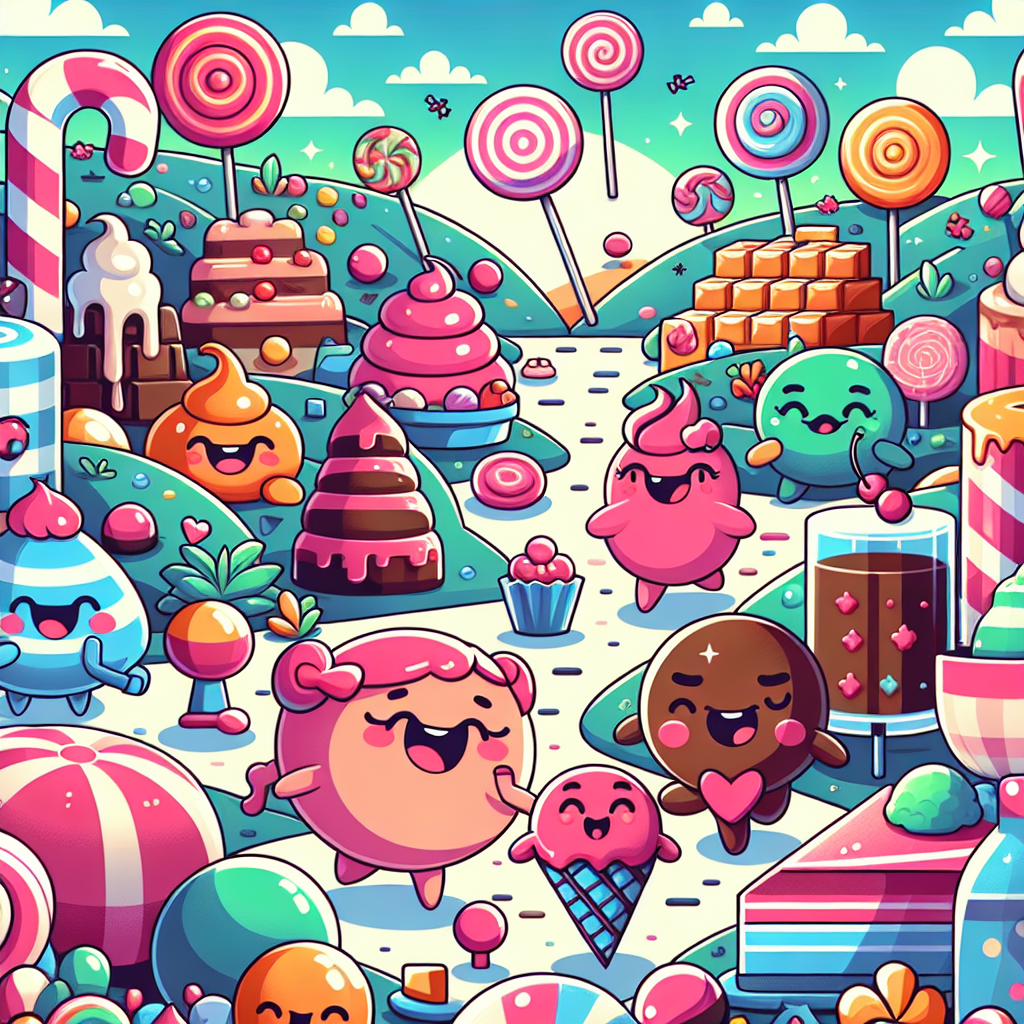 Adventurous Candyland Numbered Painting Kits