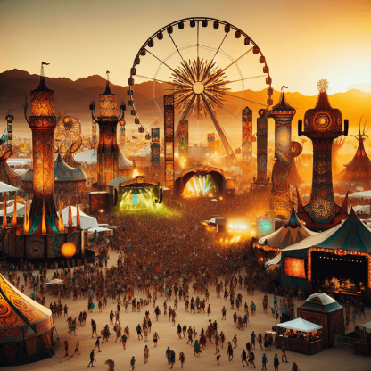 Coachella Valley Music And Arts Festival - Indio Numbered Painting Kits