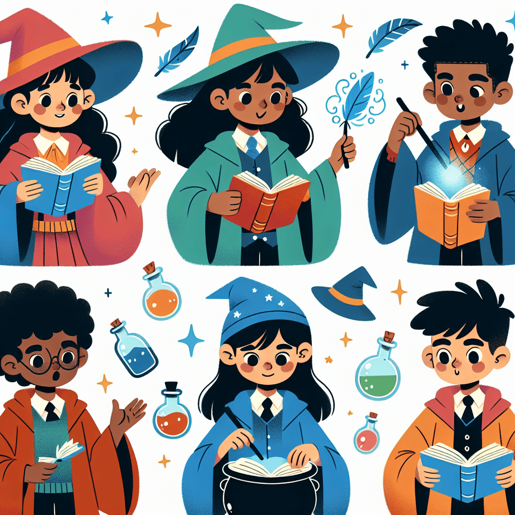 Friendly Wizard School Numbered Painting Kits