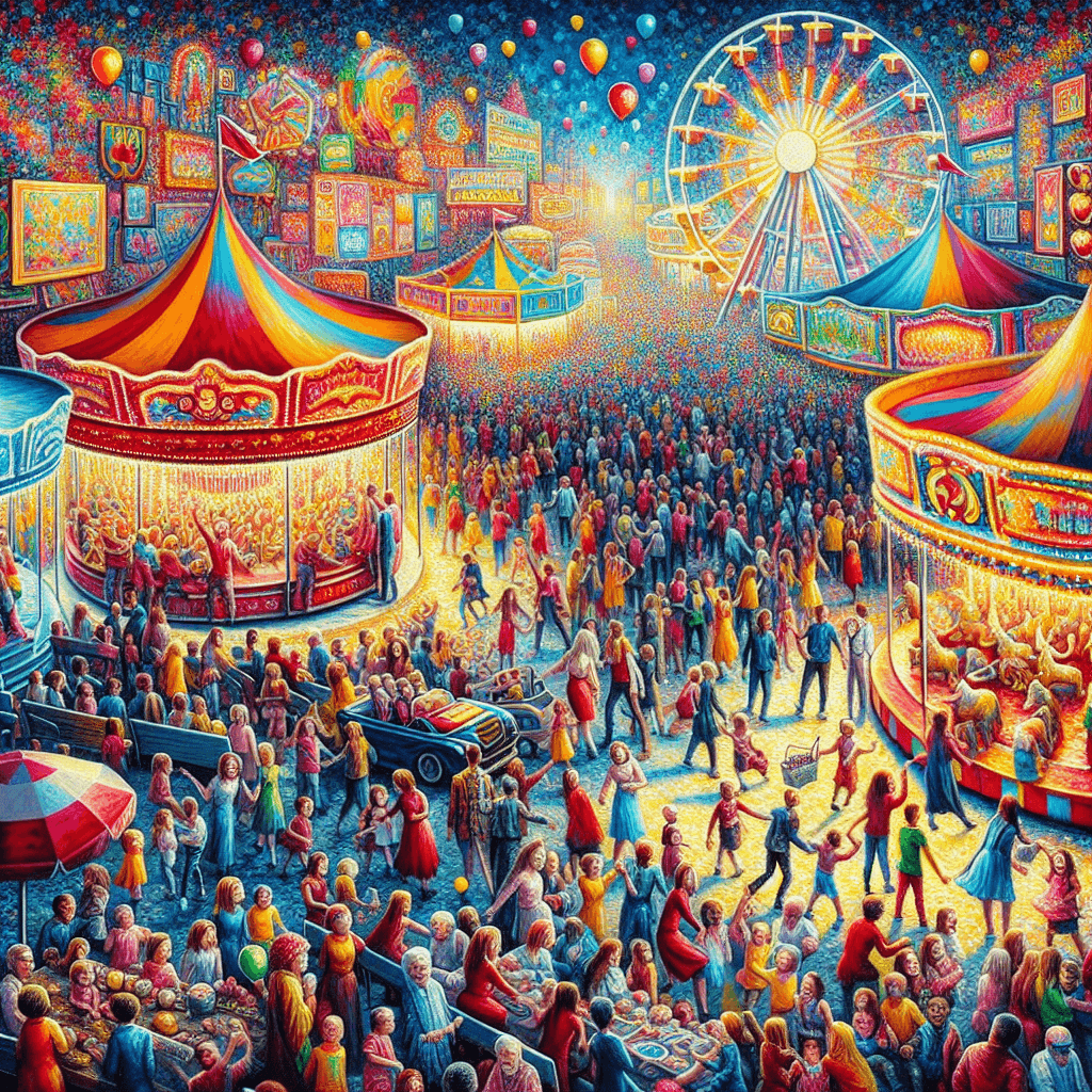 Delightful Carnival Magic DIY Paint By Numbers