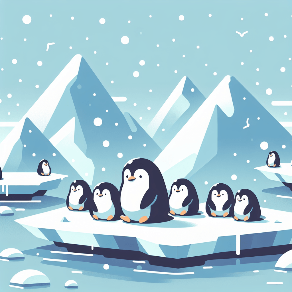 Peaceful Penguins Paint By Number