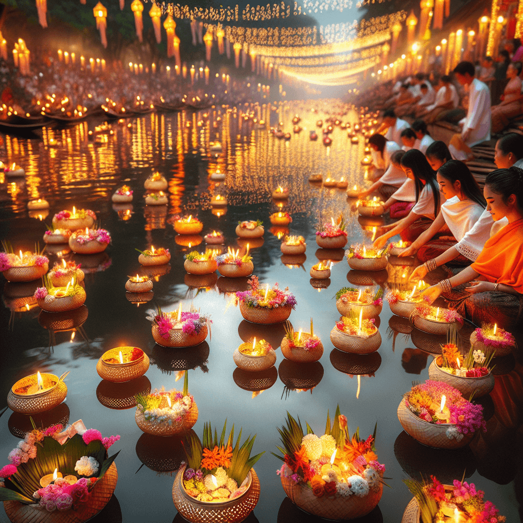 Festival Of Lights - Thailand Paint By Numbers