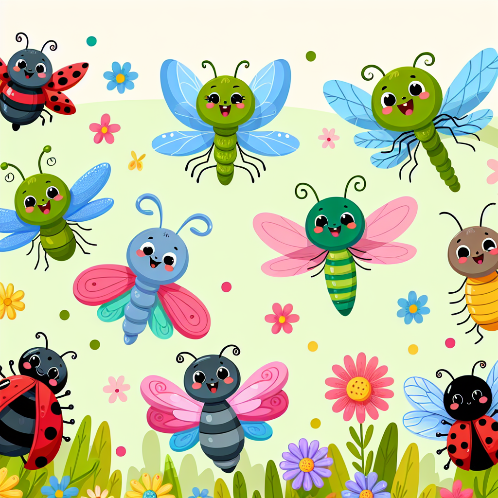 Artistic Insect World Paint By Number