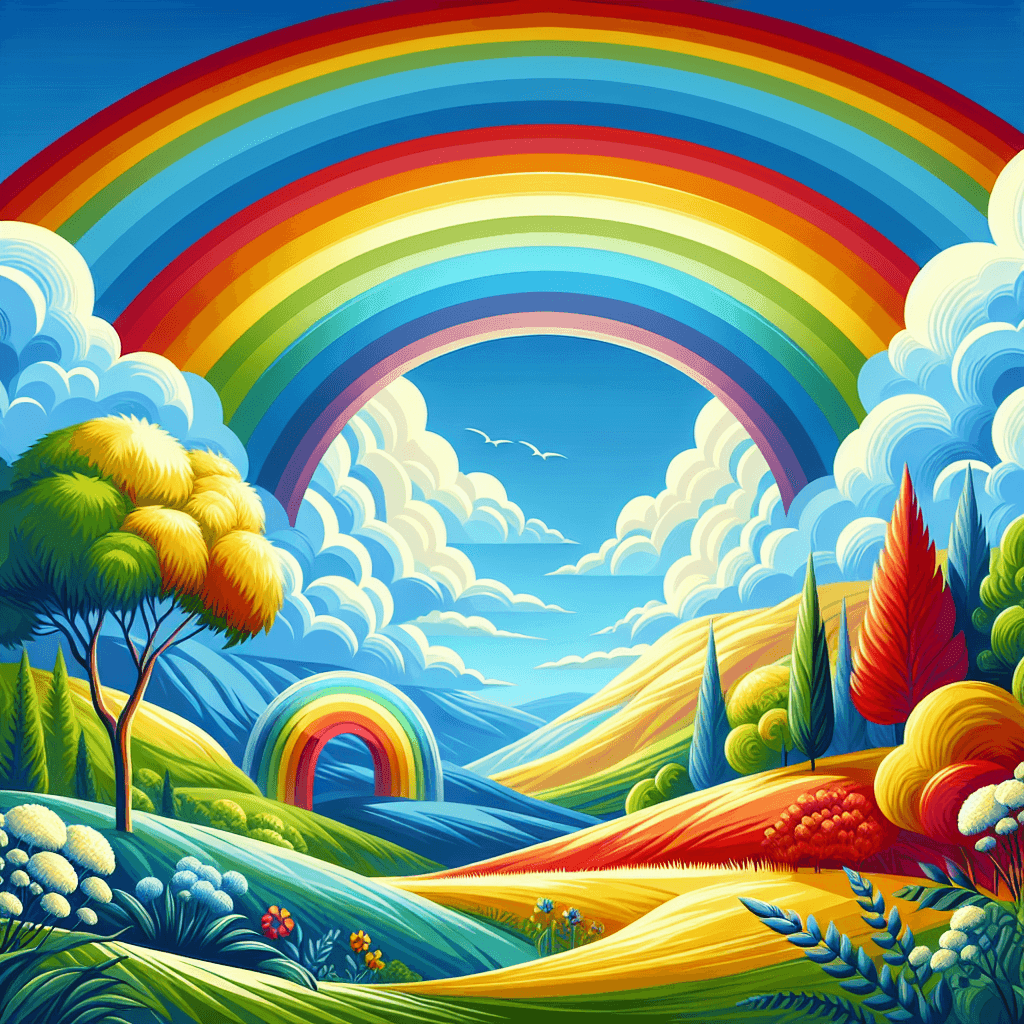 Rainbow Daydream Paint By Color