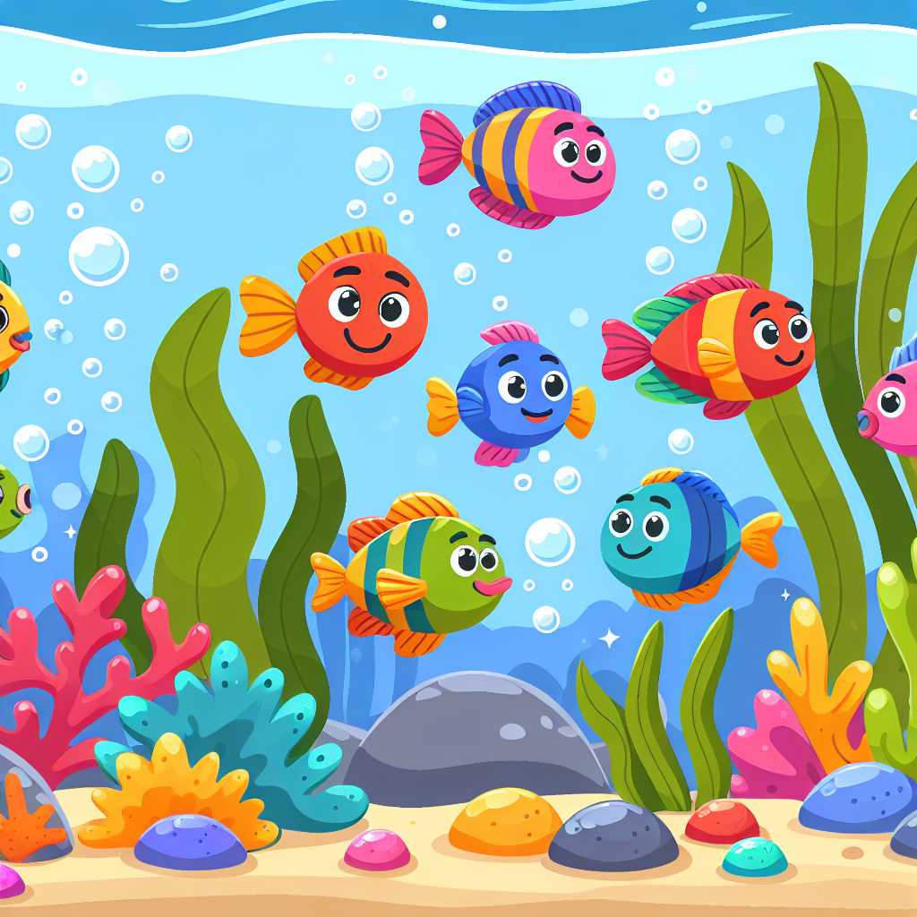 Bubbly Aquarium Odyssey Painting Number Kit