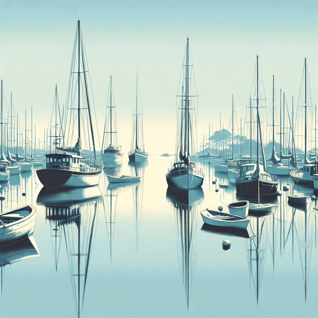 Tranquil Harbor View Paint By Color