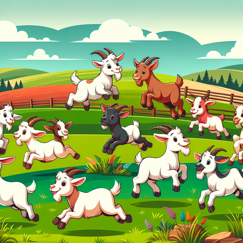 Gleeful Goats Painting By Numbers Kit