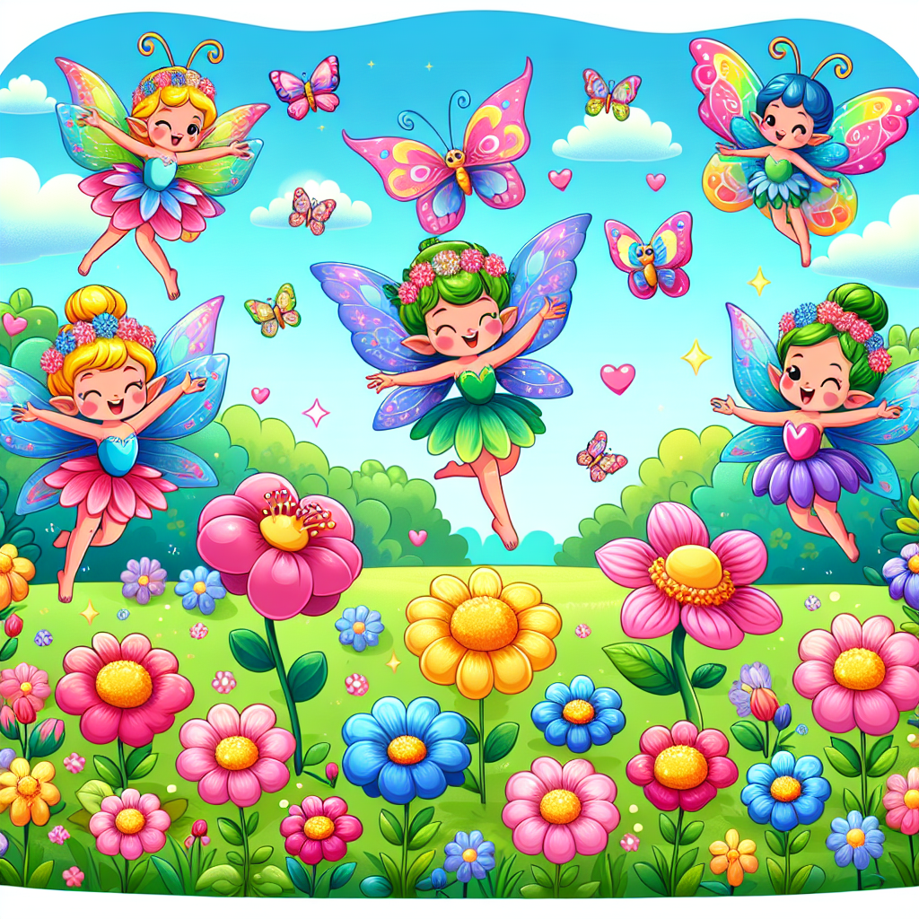 Charming Garden With Fairies Painting By Numbers Kit