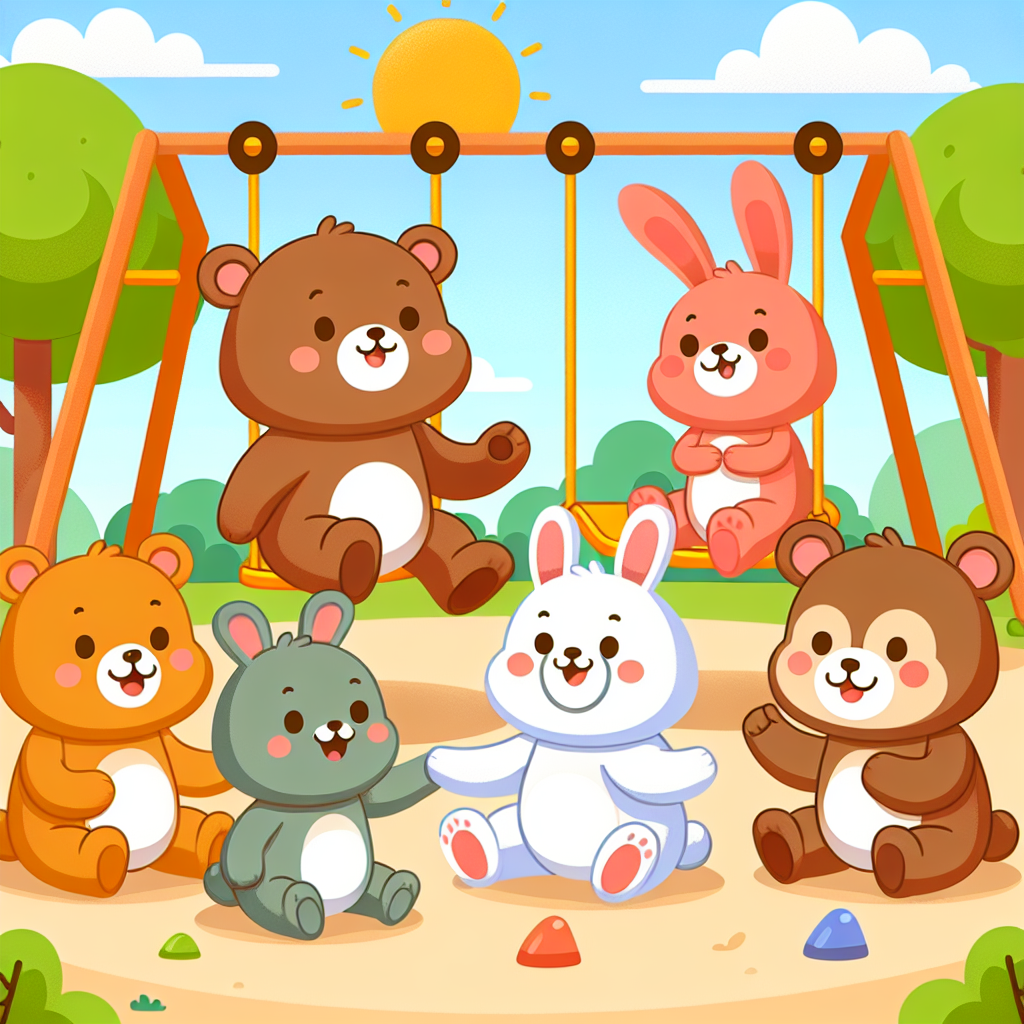 Sunny Animal Playground Numbered Painting Kits
