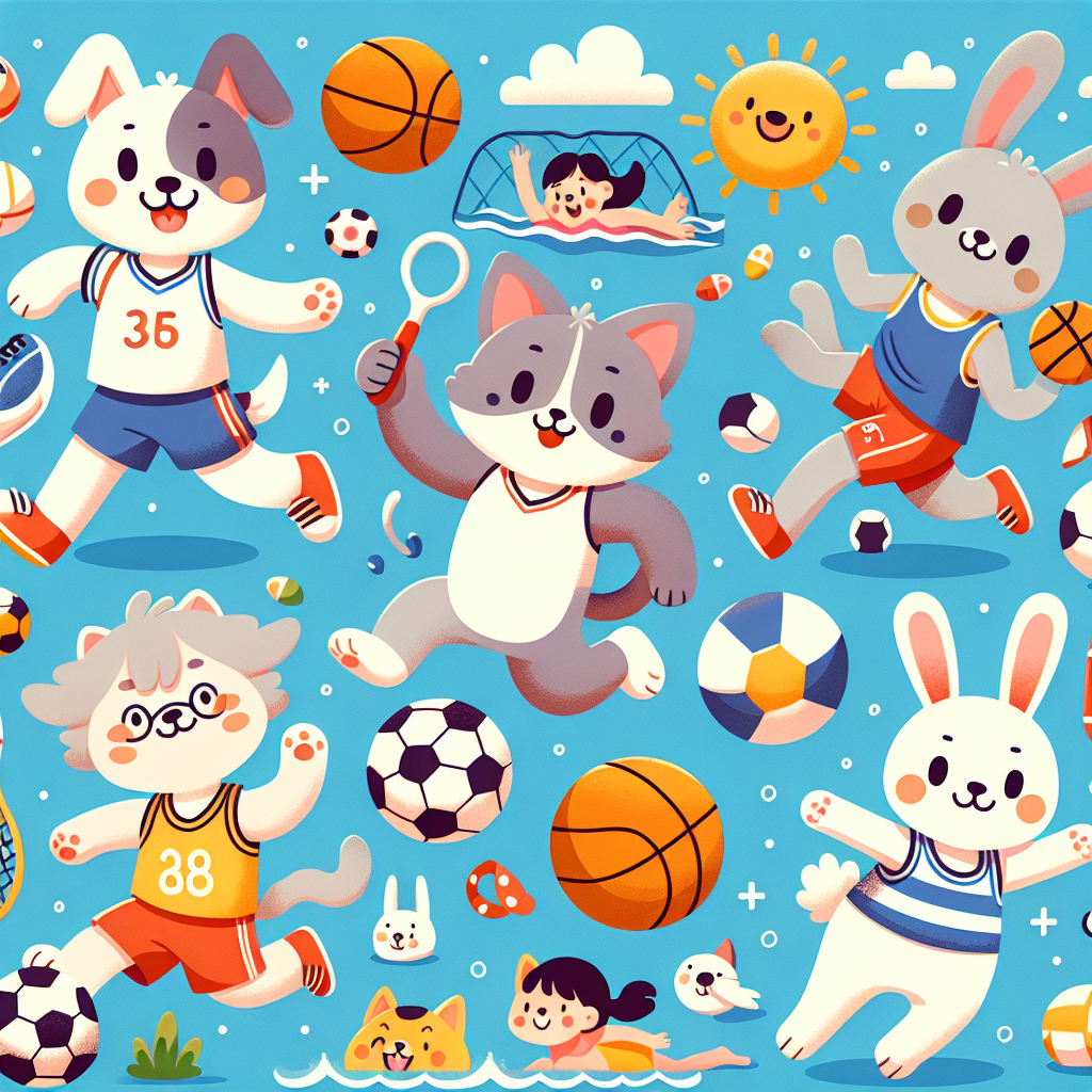 Sporty Animals Painting By Numbers Kit