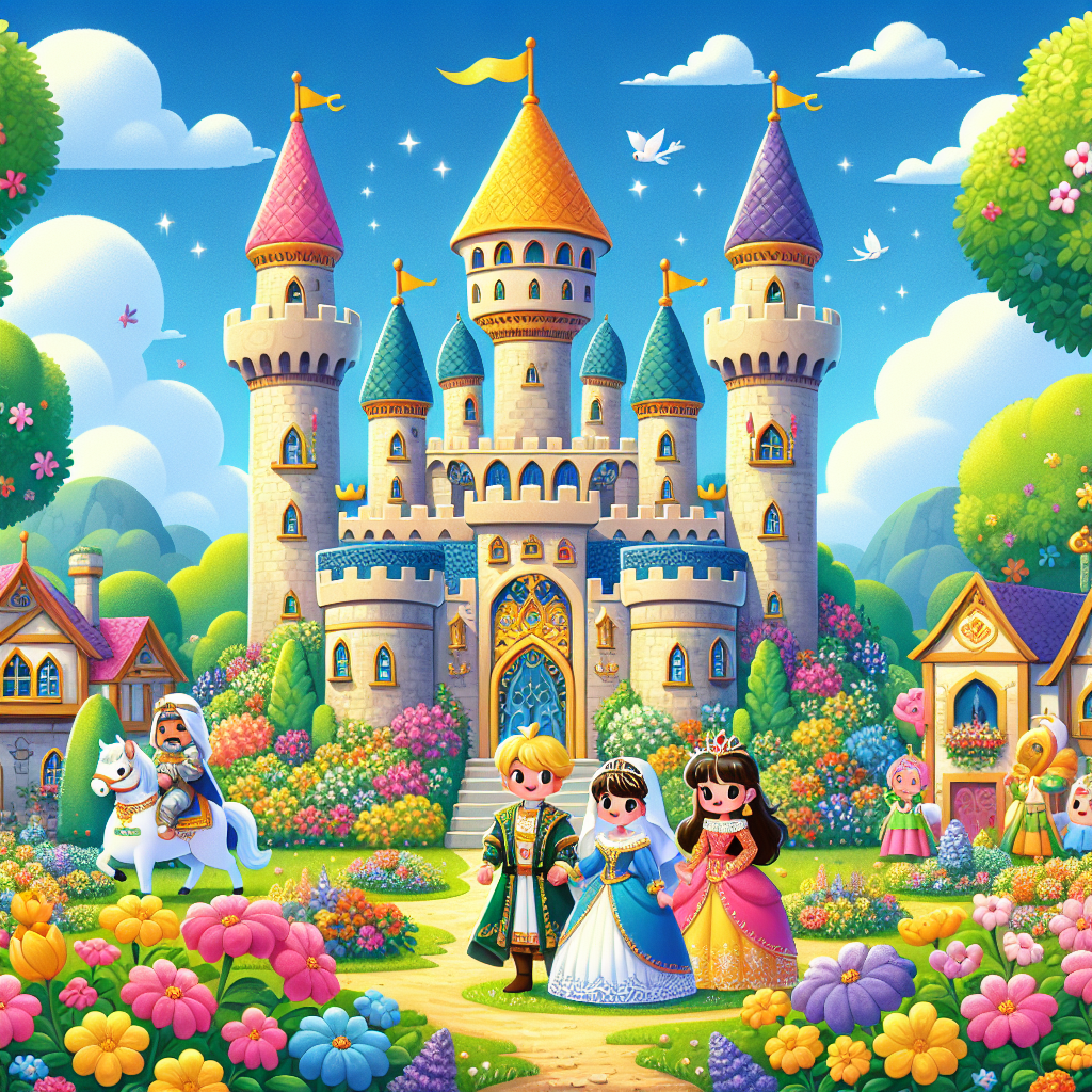 Enchanting Castle Garden Paint By Number