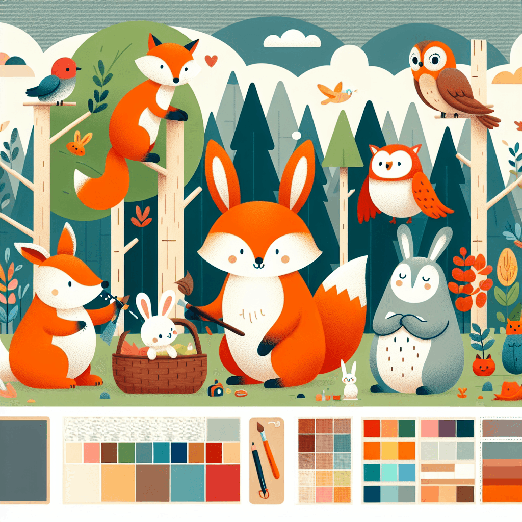 Caring Critter Kingdom Painting By Numbers Kit