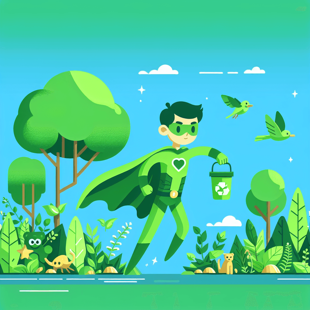 Eco-Superhero Adventure Paint By Numbers