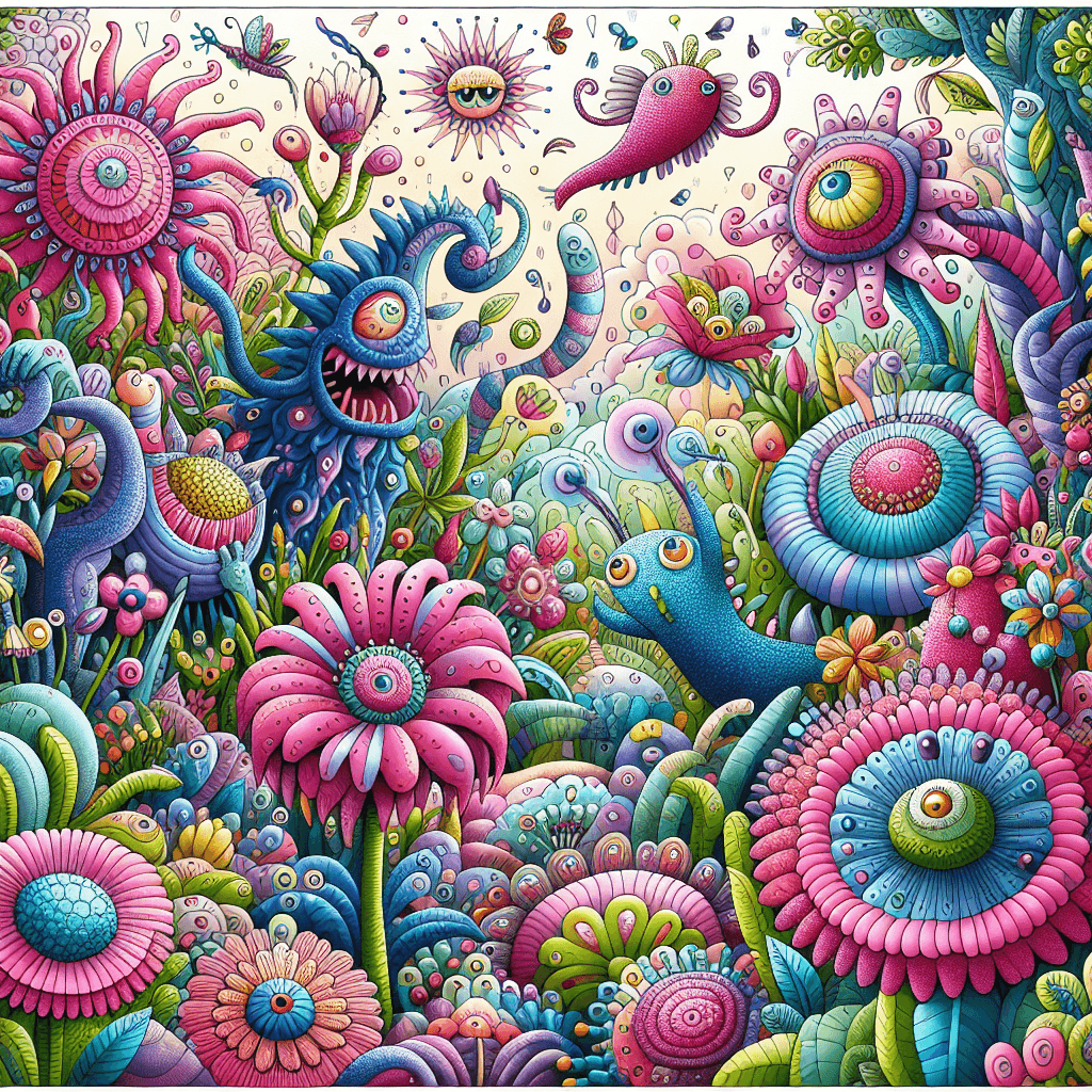Charming Fantasy Garden Painting By Numbers Kit