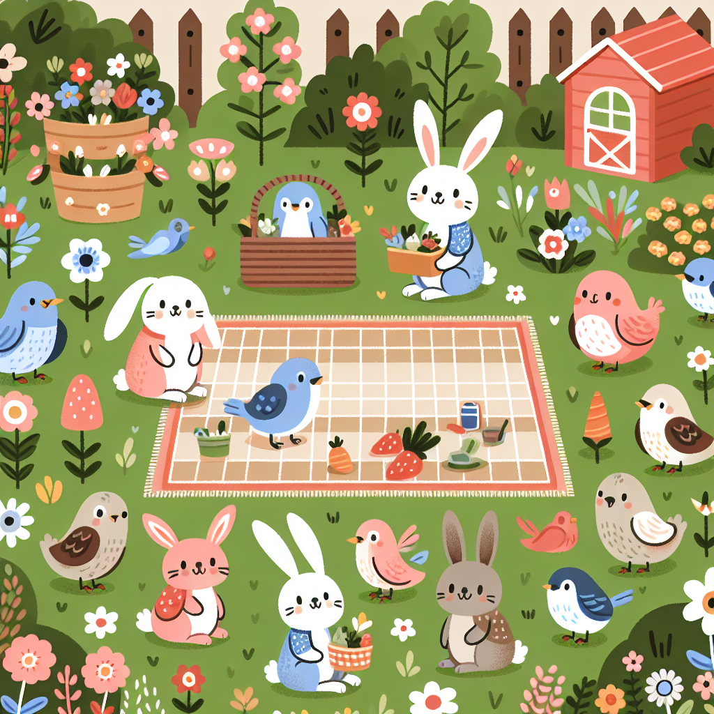Garden Critter Gathering Paint By Color