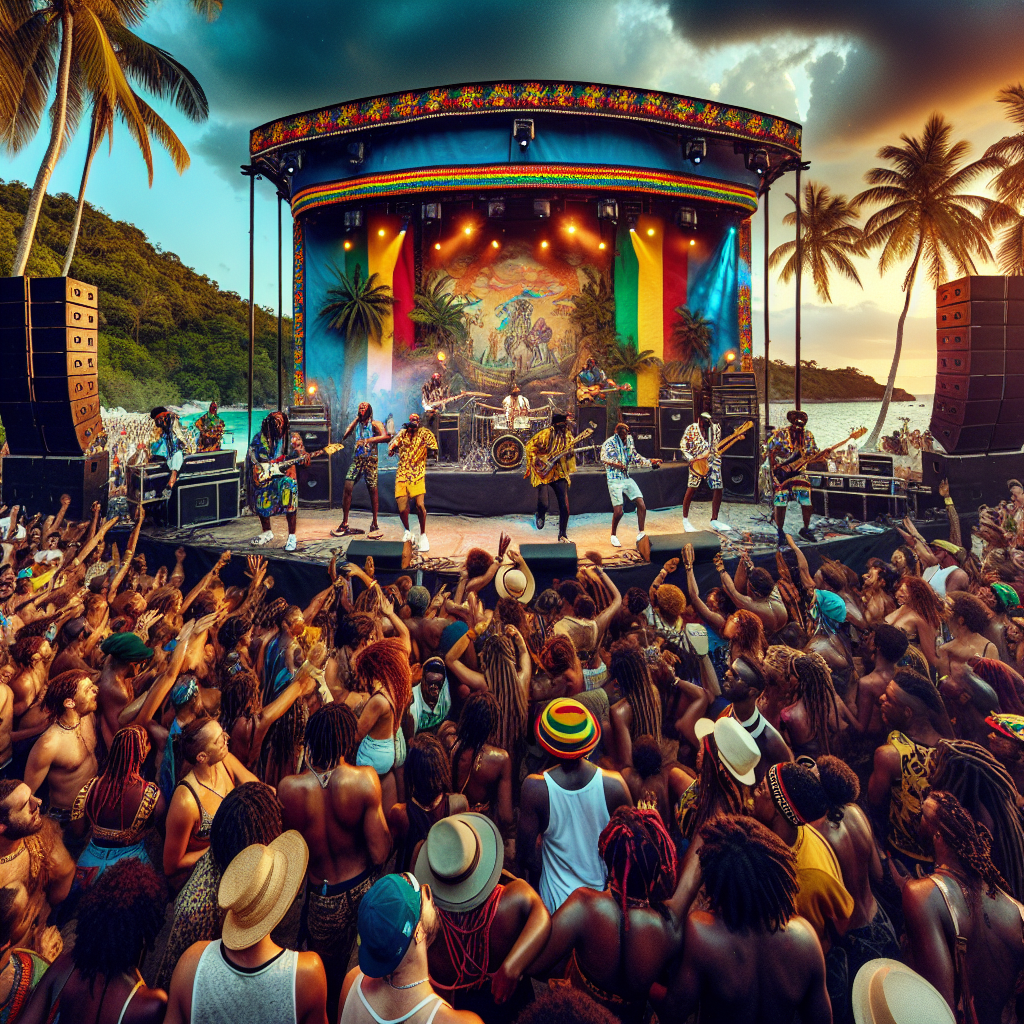 Negril Reggae Festival Paint By Numbers