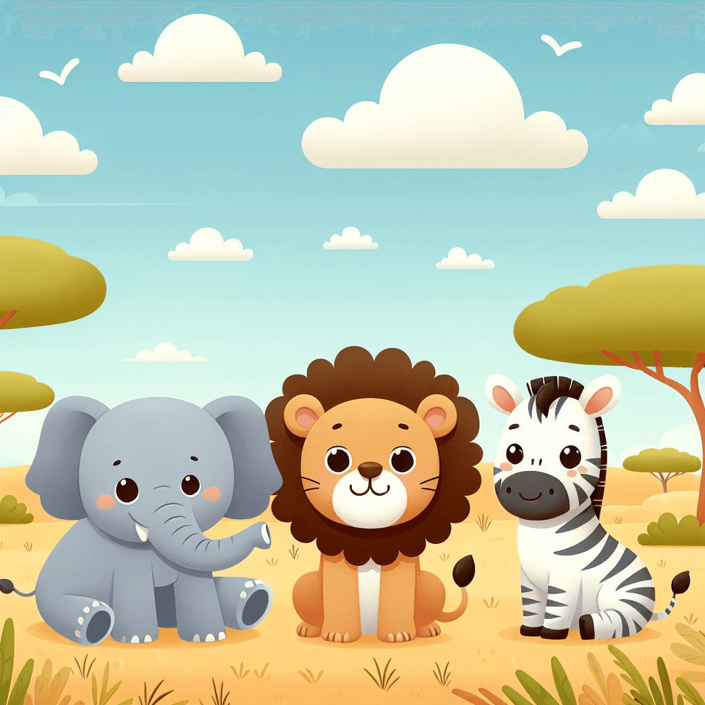 Sweet Safari Adventure Painting Number Kit