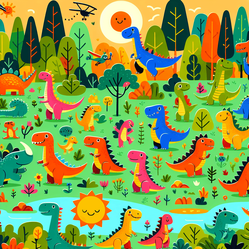 Wacky World Of Dinosaurs Paint By Numbers Kits