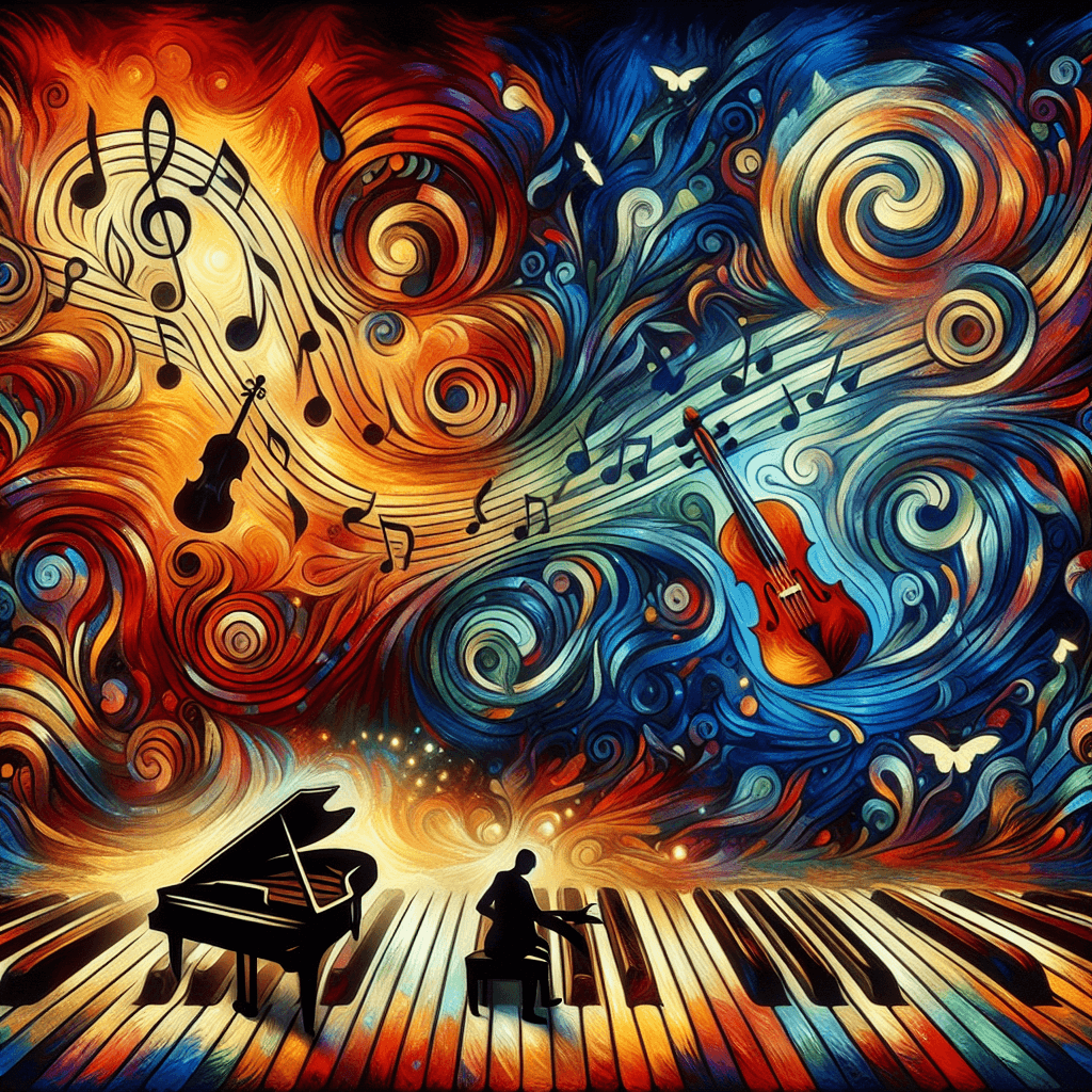 Harmonious Music Notes Painting Number Kit