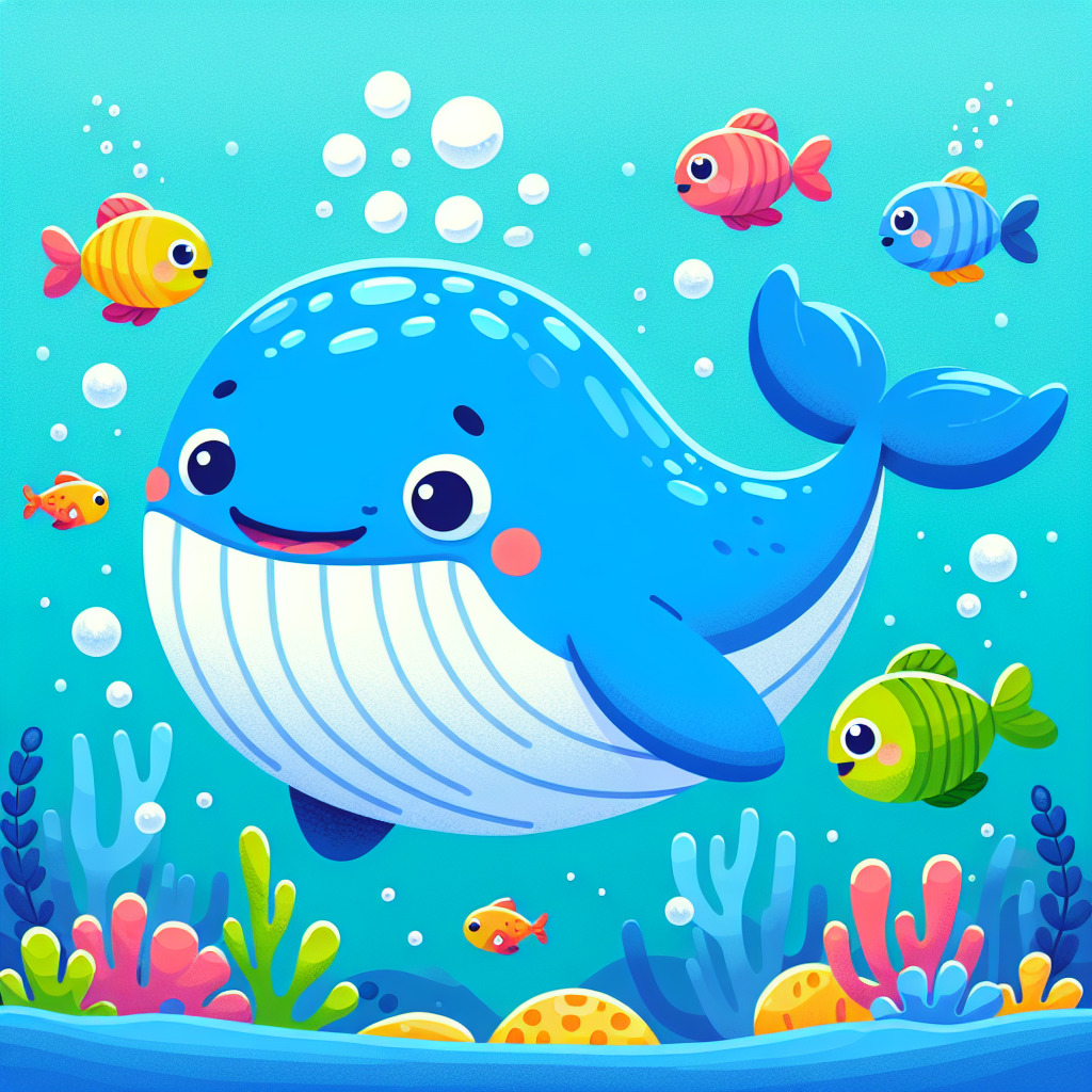 Majestic Whale Adventure Number Painting