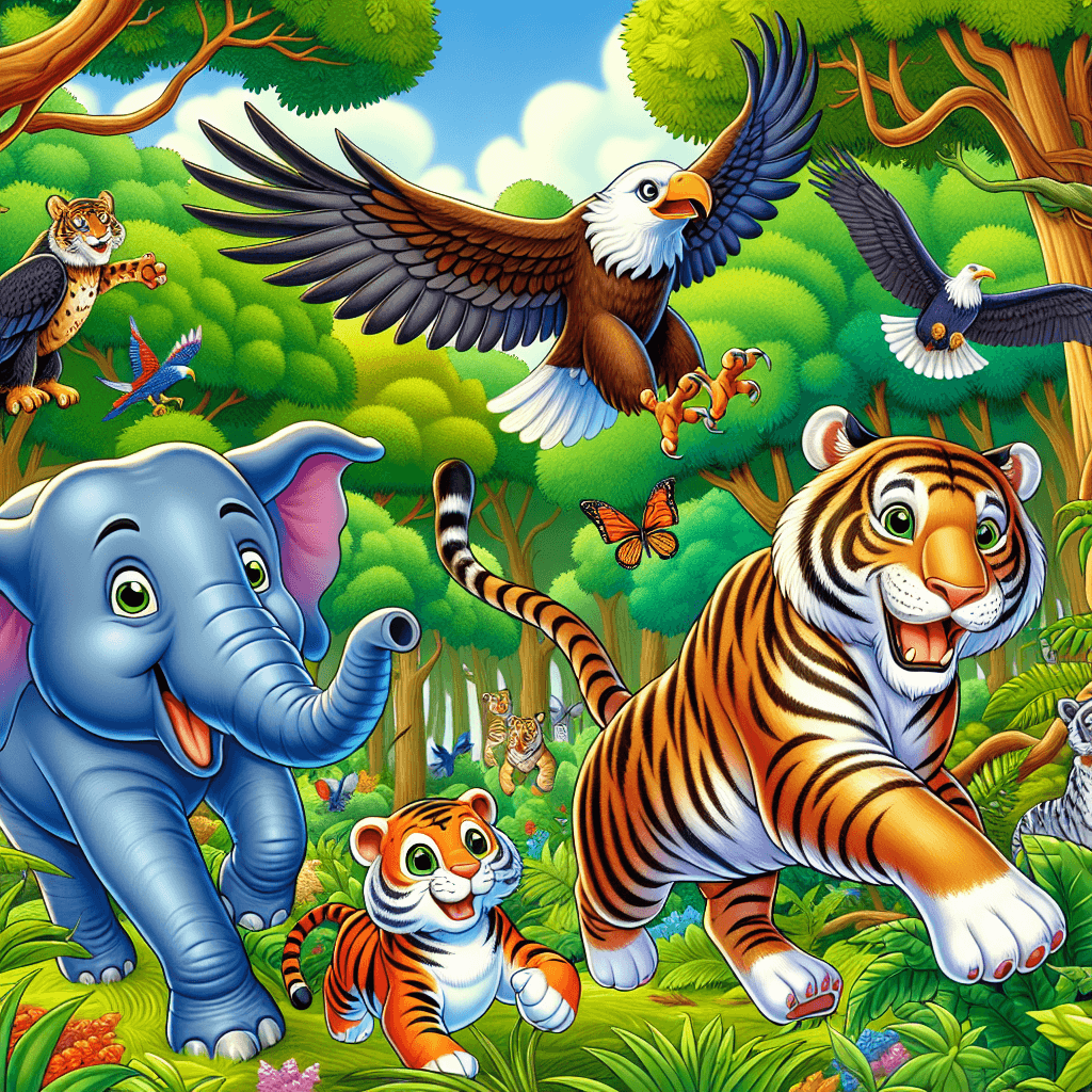 Adventurous Wildlife Journey Paint By Number