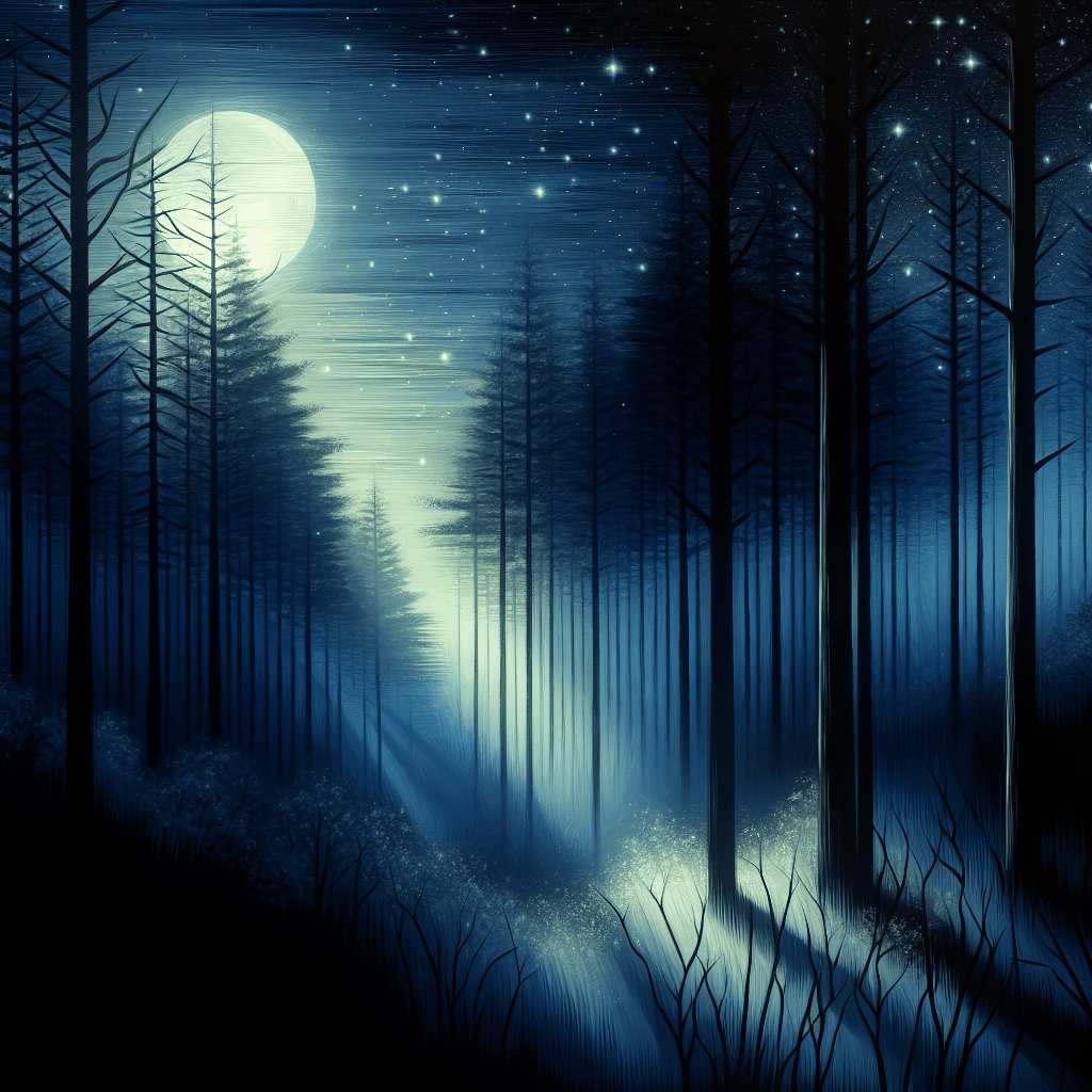 Starry Forest Illusions Paint By Numbers Kits