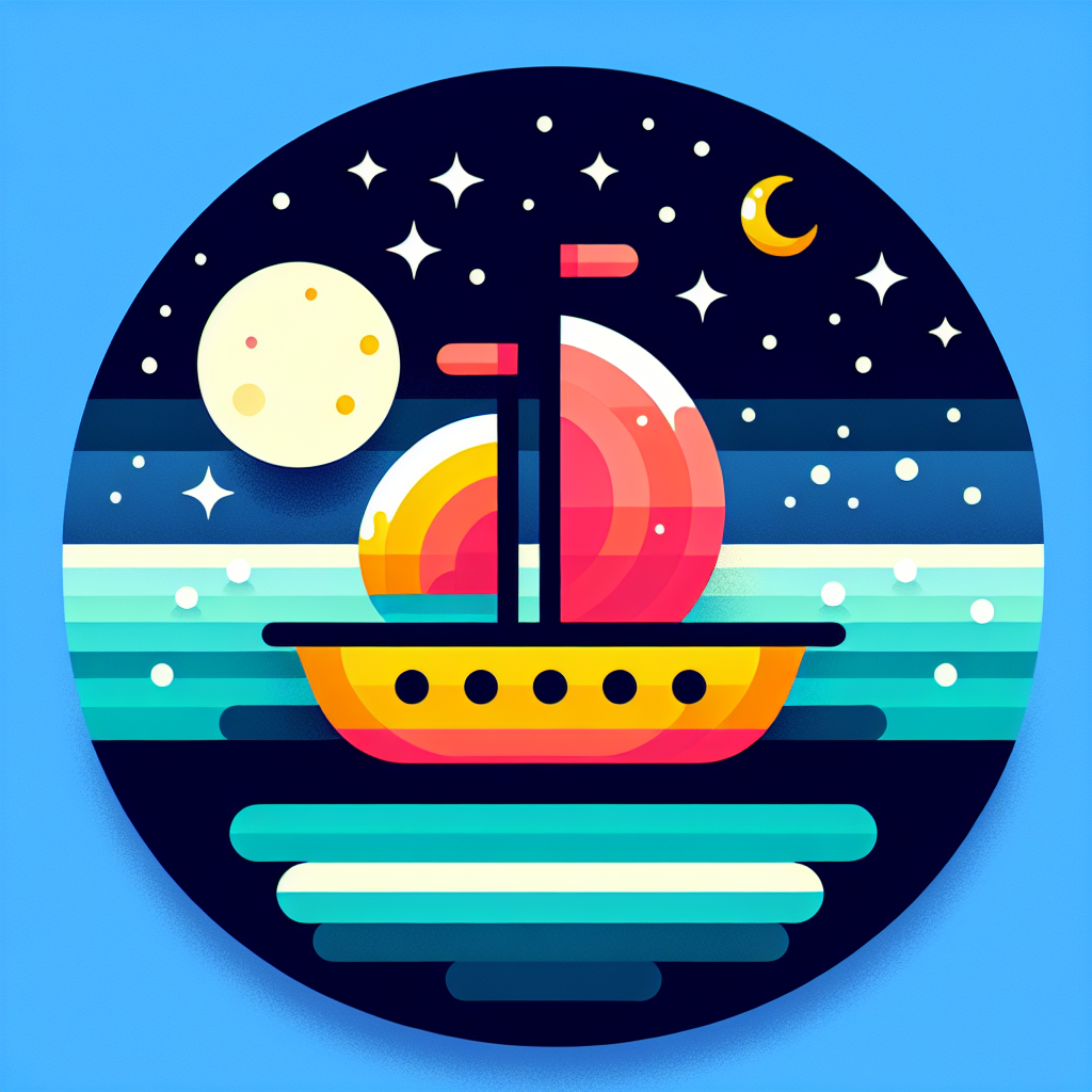 Moonlight Ocean Cruise Paint By Numbers