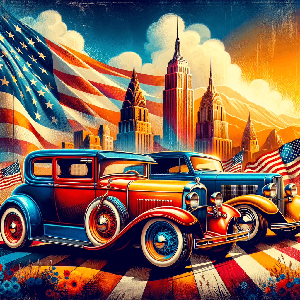 Retro Vintage Cars Paint By Numbers