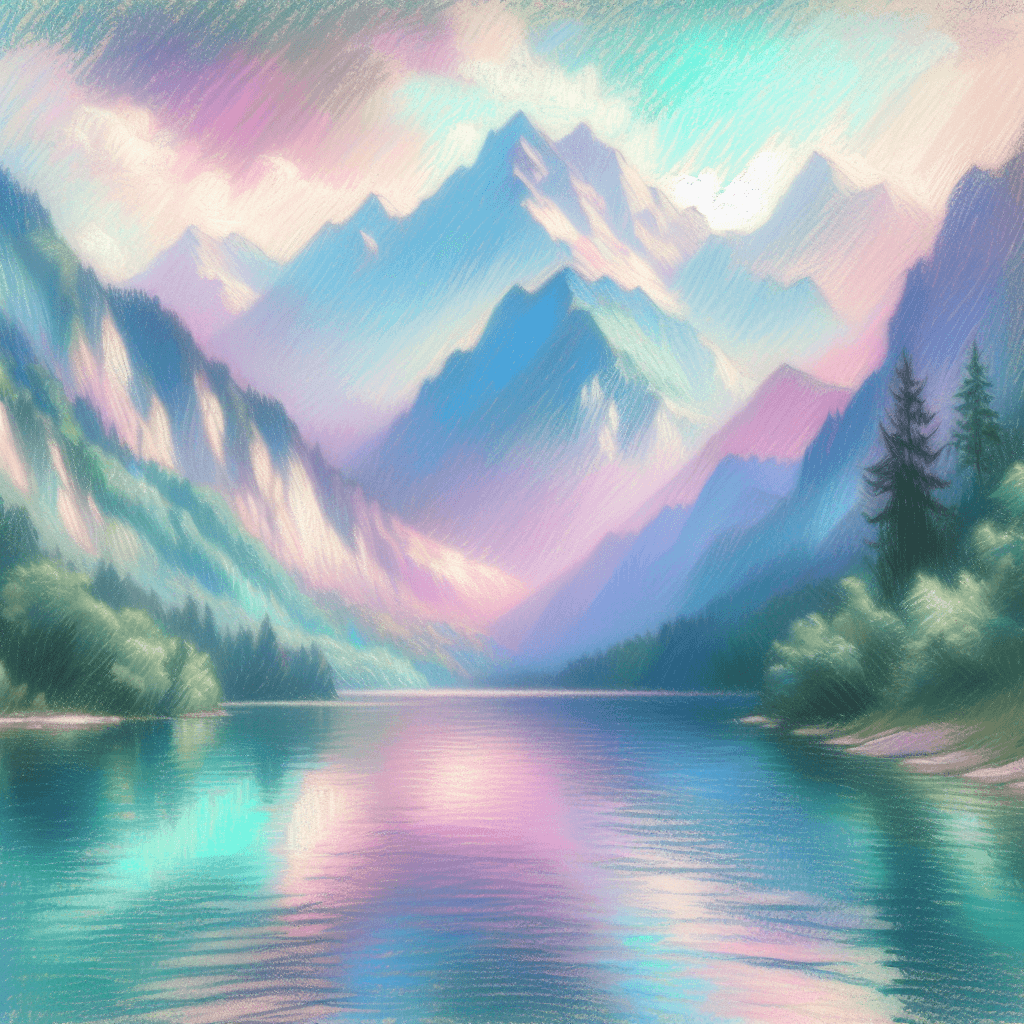 Serenity Mountain Escape Numbered Painting Kits
