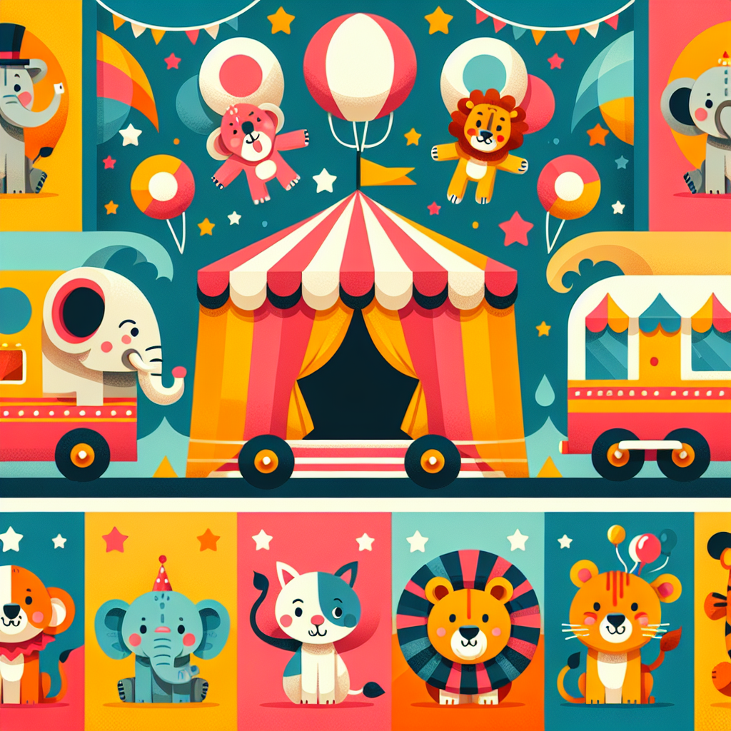 Circus Caravan Capers Paint By Color