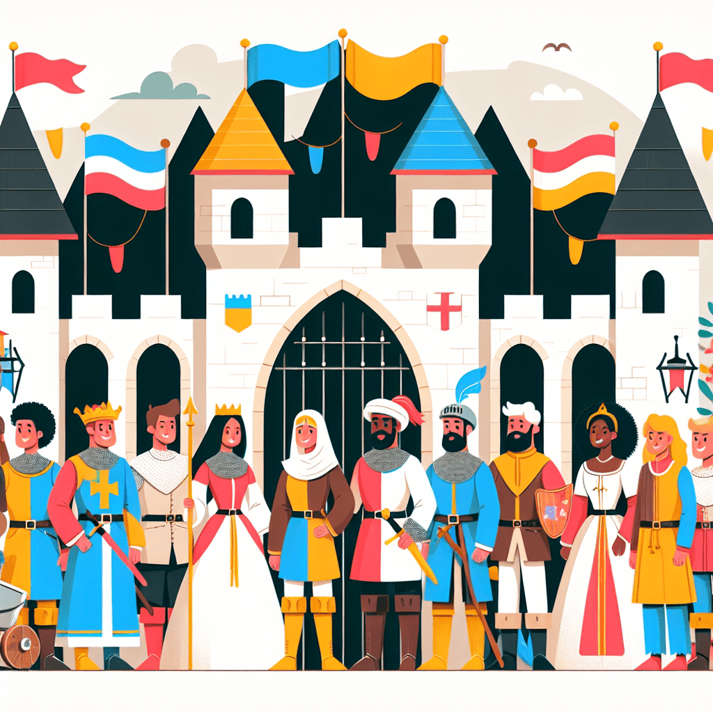 Castle Knights' Festival Numbered Painting Kits