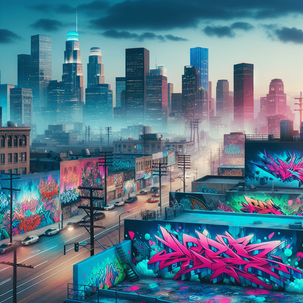 Urban Graffiti Wonderland Paint By Number